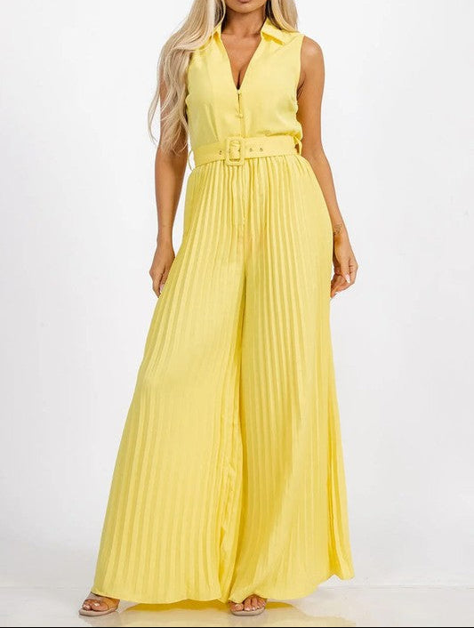 ✨ Effortless Elegance: Belted Wide-Leg Jumpsuit ✨